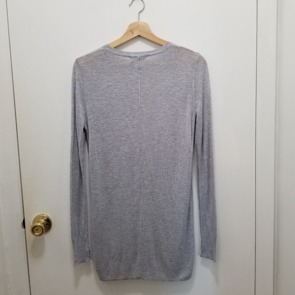 Zara: Long Knit Side Slit Sweater - Picture 3 of 8